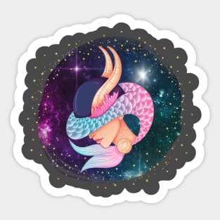 Capricorn, Capricorn girl, Zodiac Astrology Love Stars Sticker